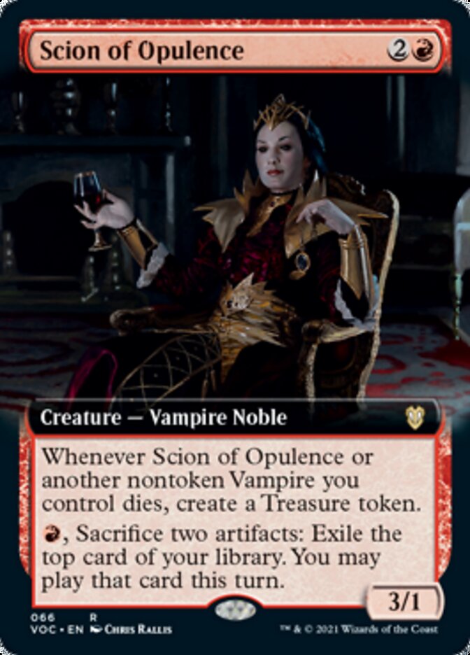 Scion of Opulence (Extended Art) [Innistrad: Crimson Vow Commander] | Black Swamp Games