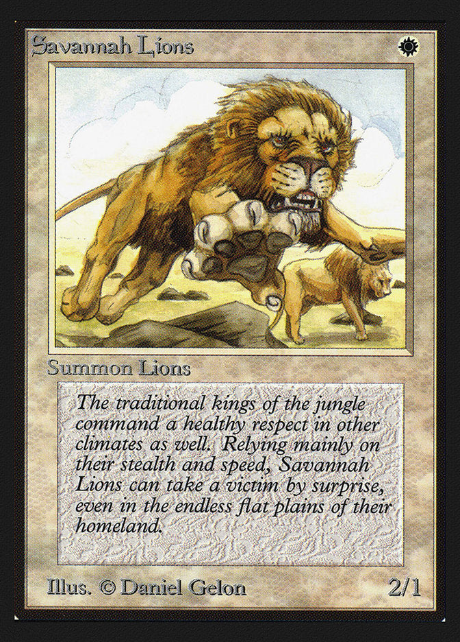 Savannah Lions [International Collectors' Edition] | Black Swamp Games