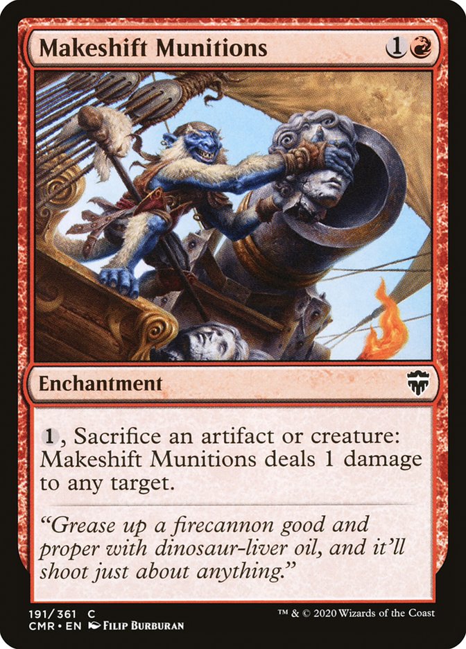 Makeshift Munitions [Commander Legends] | Black Swamp Games