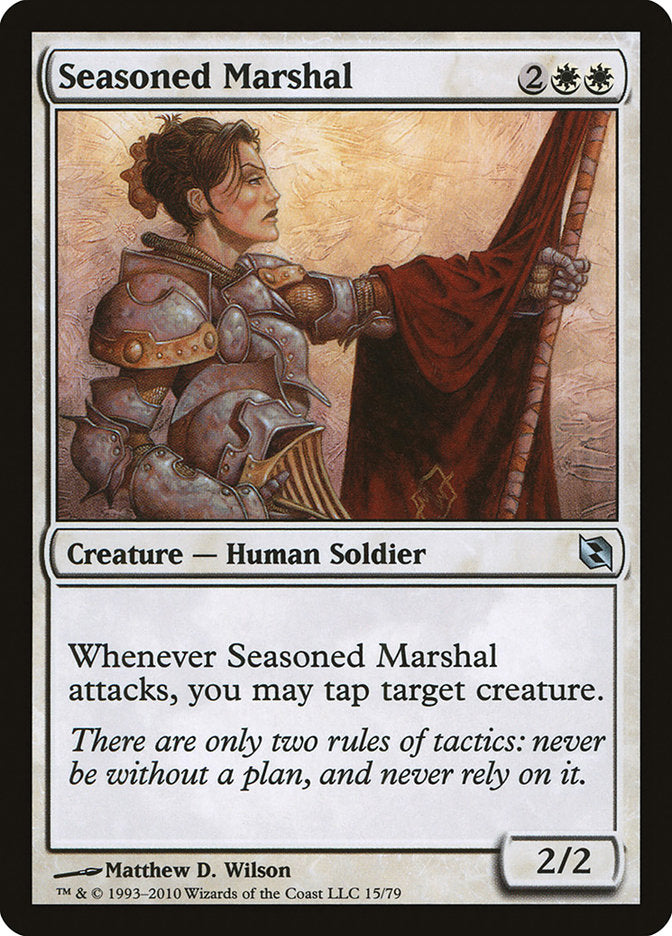 Seasoned Marshal [Duel Decks: Elspeth vs. Tezzeret] | Black Swamp Games