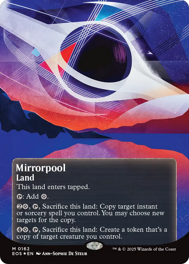 Mirrorpool (0162) (Borderless) (Galaxy Foil) [Edge of Eternities: Stellar Sights] | Black Swamp Games