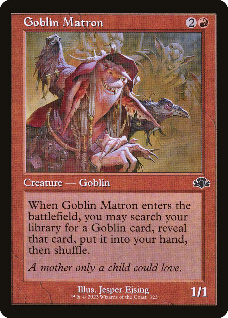 Goblin Matron (Retro) [Dominaria Remastered] | Black Swamp Games