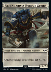 Soldier (003) // Ultramarines Honour Guard Double-Sided Token (Surge Foil) [Warhammer 40,000 Tokens] | Black Swamp Games