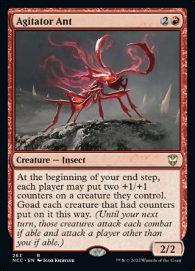 Agitator Ant [Streets of New Capenna Commander] | Black Swamp Games