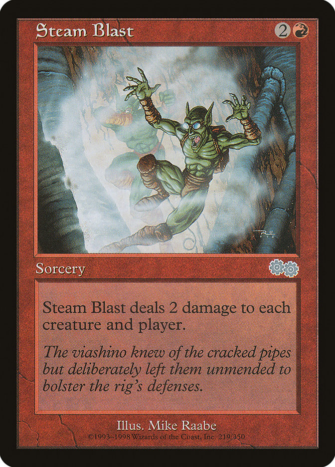 Steam Blast [Urza's Saga] | Black Swamp Games