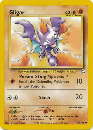 Gligar (59/111) [Neo Genesis Unlimited] | Black Swamp Games