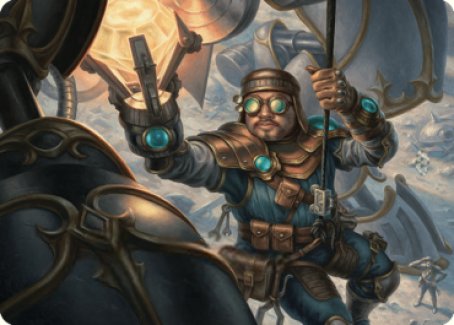Powerstone Engineer Art Card [The Brothers' War Art Series] | Black Swamp Games