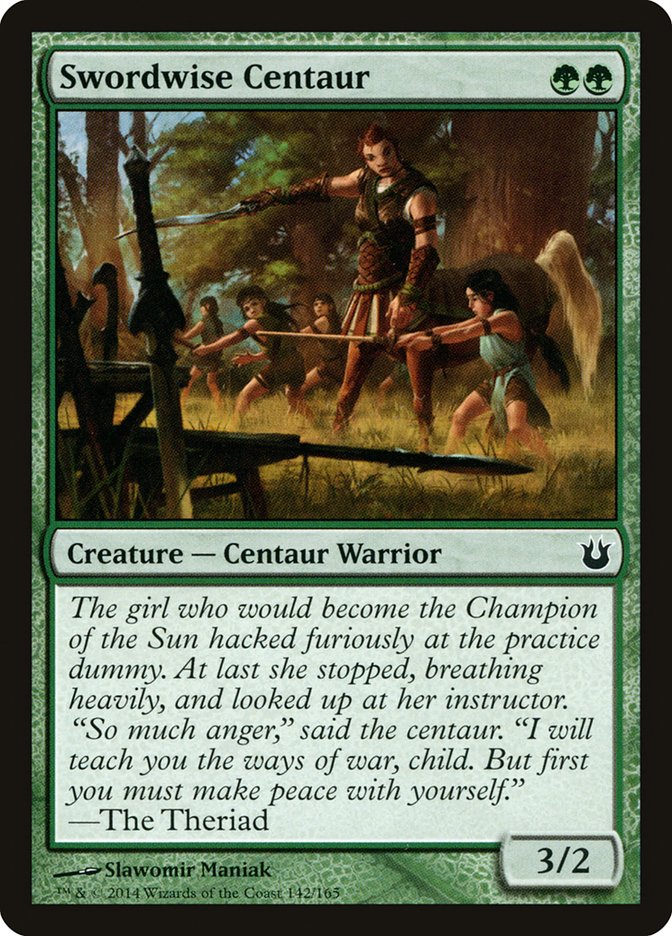 Swordwise Centaur [Born of the Gods] | Black Swamp Games