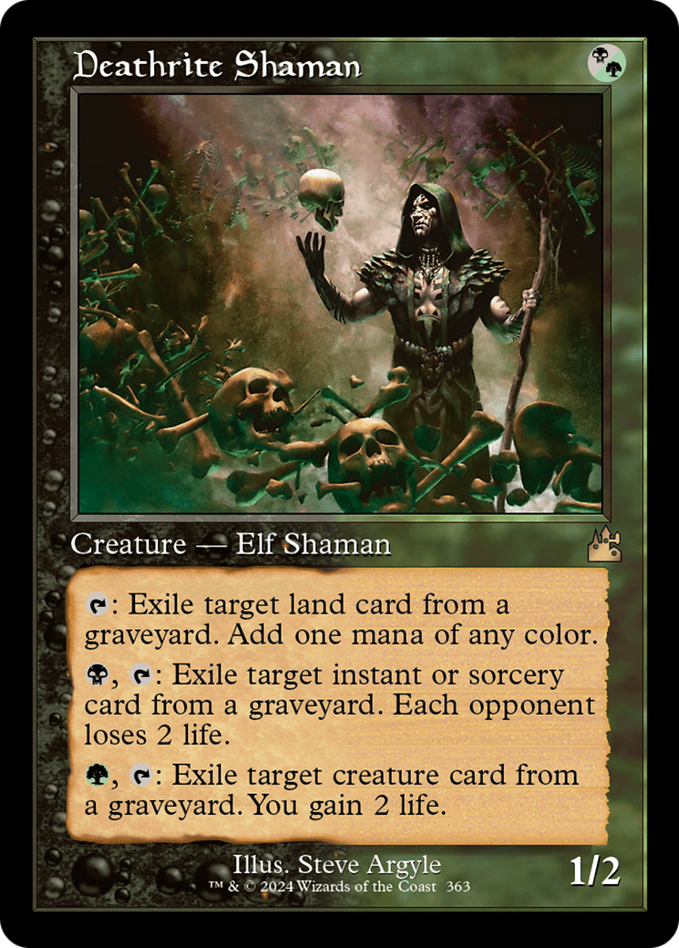 Deathrite Shaman (Retro Frame) [Ravnica Remastered] | Black Swamp Games