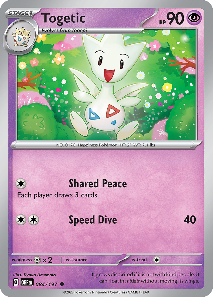 Togetic (084/197) [Scarlet & Violet: Obsidian Flames] | Black Swamp Games