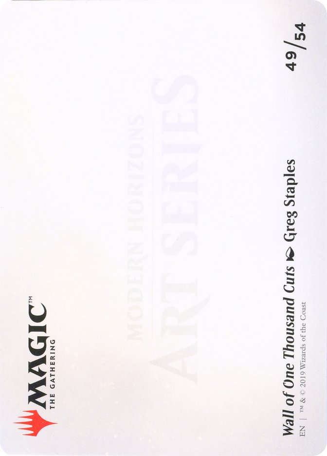 Wall of One Thousand Cuts // Wall of One Thousand Cuts [Modern Horizons Art Series] | Black Swamp Games