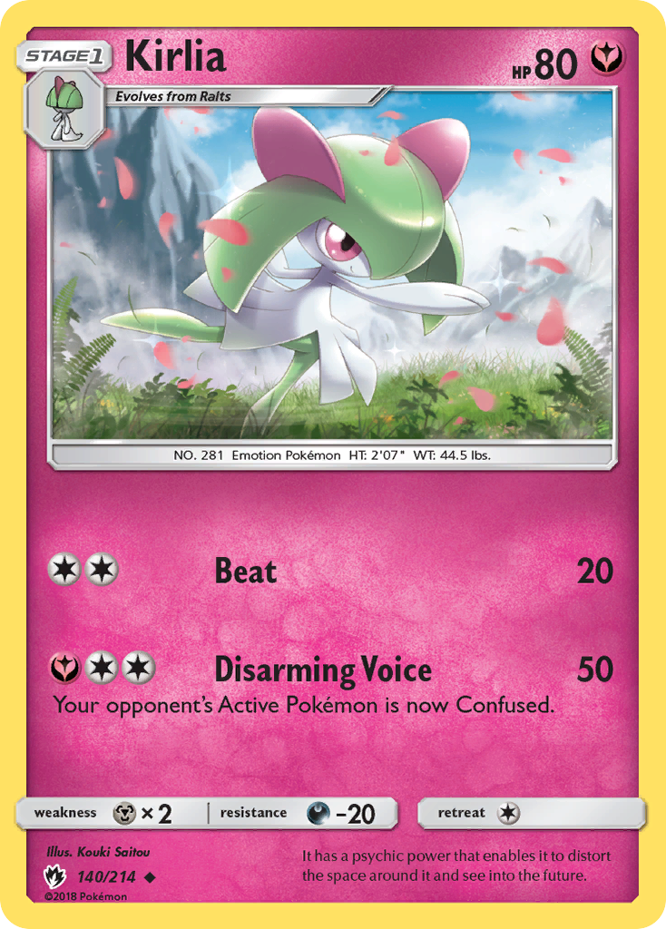 Kirlia (140/214) [Sun & Moon: Lost Thunder] | Black Swamp Games