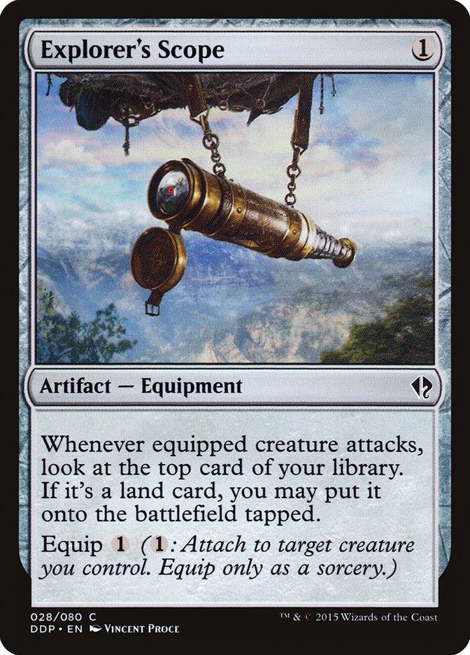 Explorer's Scope [Duel Decks: Zendikar vs. Eldrazi] | Black Swamp Games