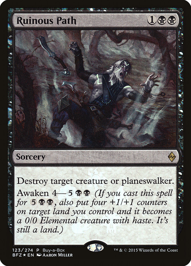Ruinous Path (Buy-A-Box) [Battle for Zendikar Promos] | Black Swamp Games