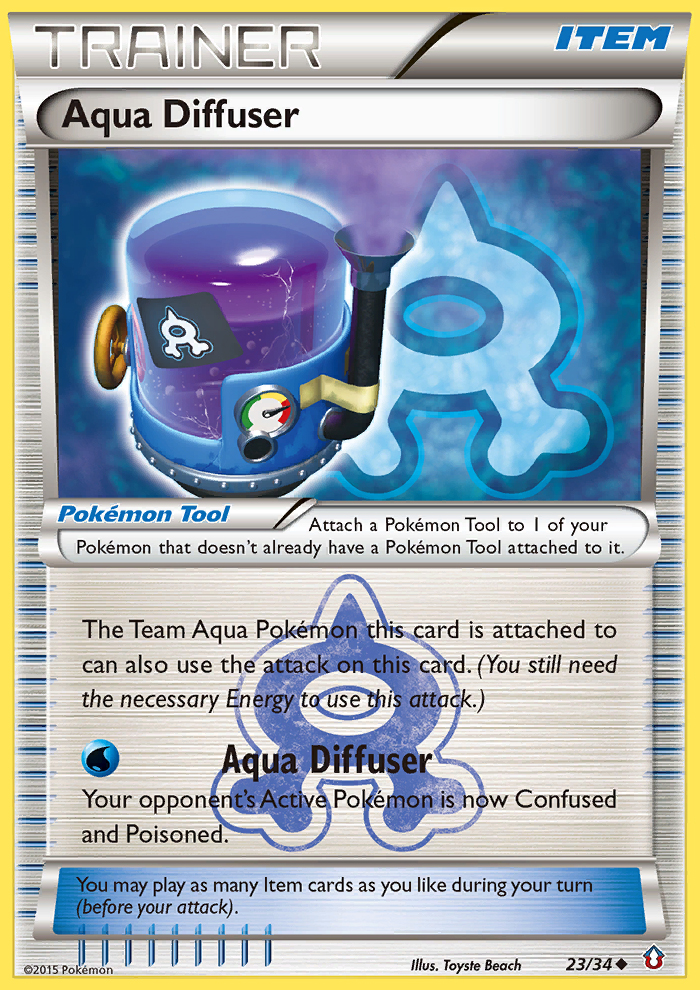 Aqua Diffuser (23/34) [XY: Double Crisis] | Black Swamp Games