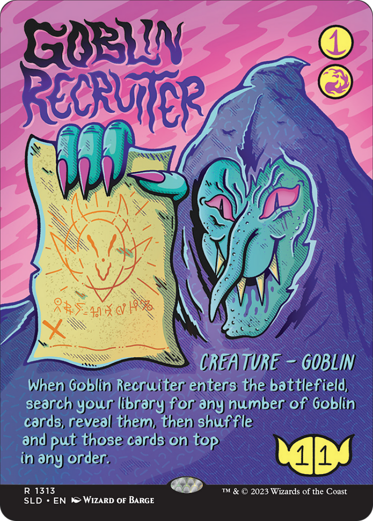 Goblin Recruiter (Rainbow Foil) [Secret Lair Drop Series] | Black Swamp Games