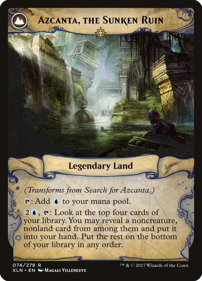 Search for Azcanta // Azcanta, the Sunken Ruin [Ixalan] | Black Swamp Games