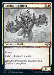 Rakdos Headliner (Sketch) [Modern Horizons 2] | Black Swamp Games