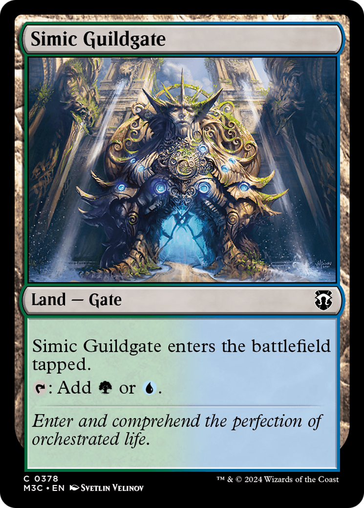 Simic Guildgate (Ripple Foil) [Modern Horizons 3 Commander] | Black Swamp Games