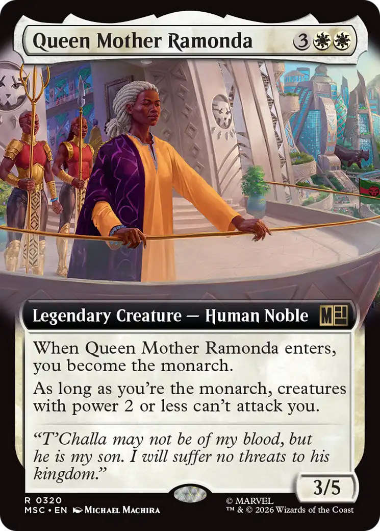 Queen Mother Ramonda (Extended Art) [Marvel Super Heroes Commander] | Black Swamp Games