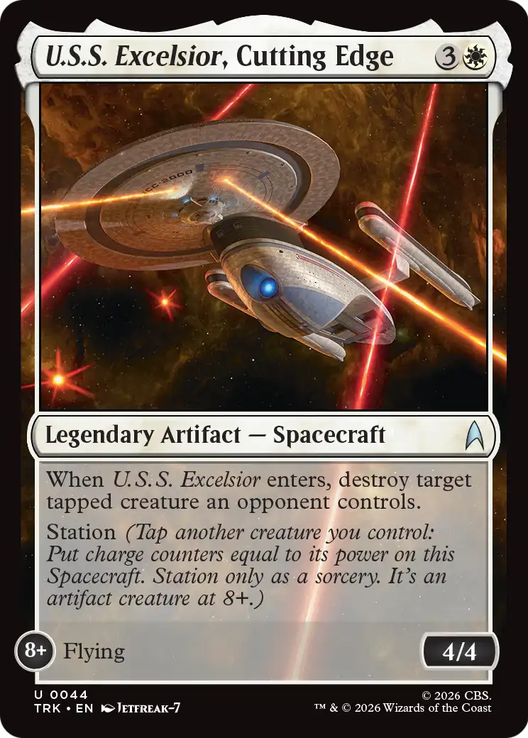 U.S.S. Excelsior, Cutting Edge [Star Trek] | Black Swamp Games