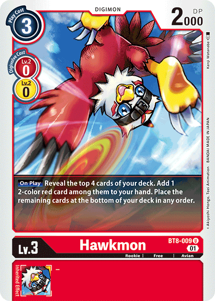 Hawkmon [BT8-009] [New Awakening] | Black Swamp Games