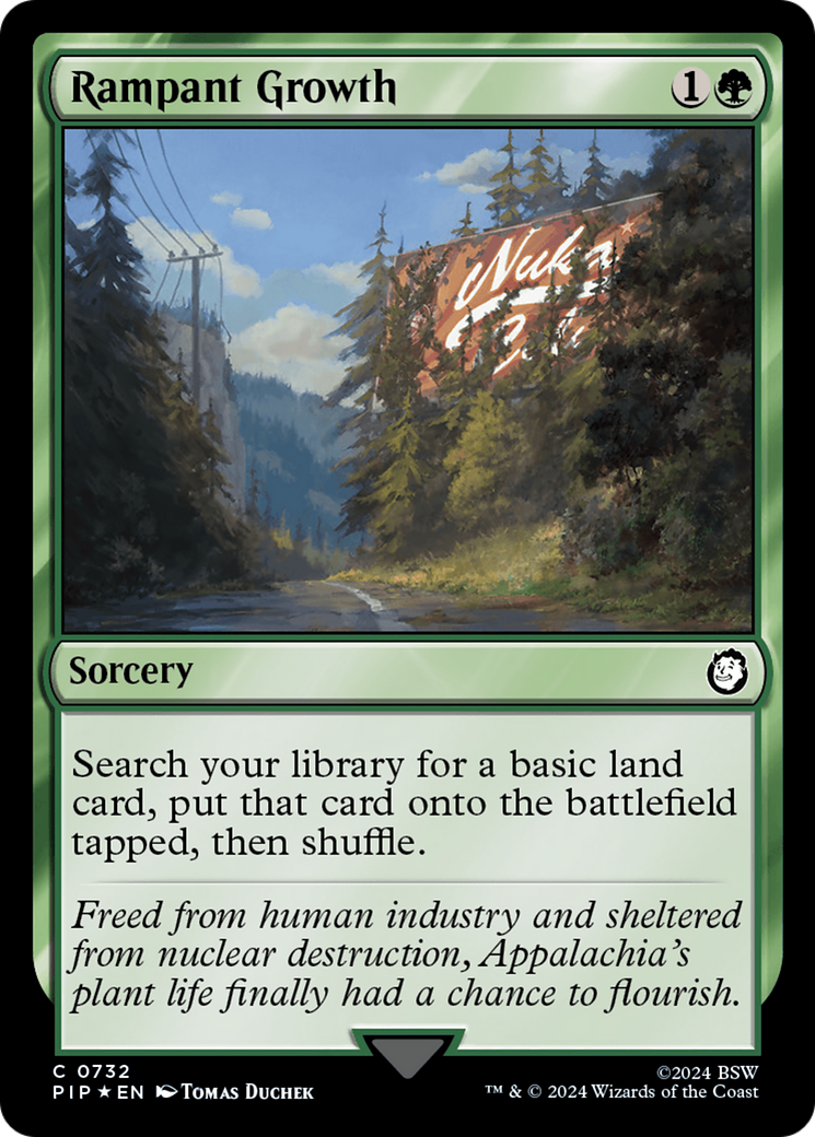 Rampant Growth (Surge Foil) [Fallout] | Black Swamp Games