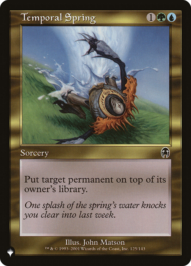 Temporal Spring [The List] | Black Swamp Games