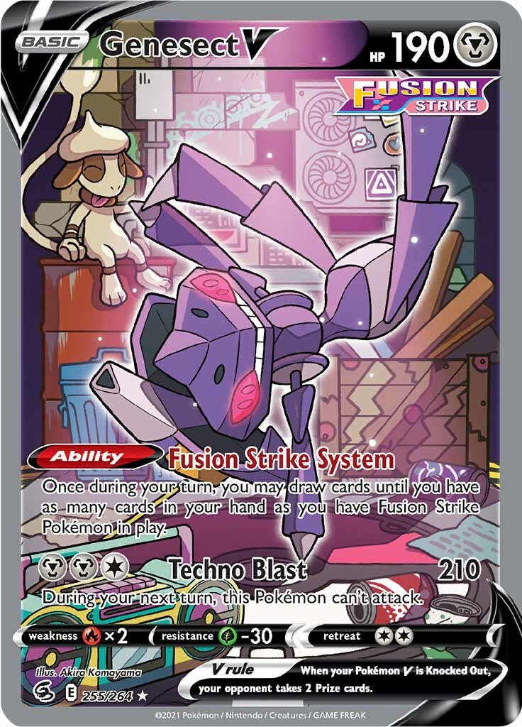 Genesect V (255/264) [Sword & Shield: Fusion Strike] | Black Swamp Games