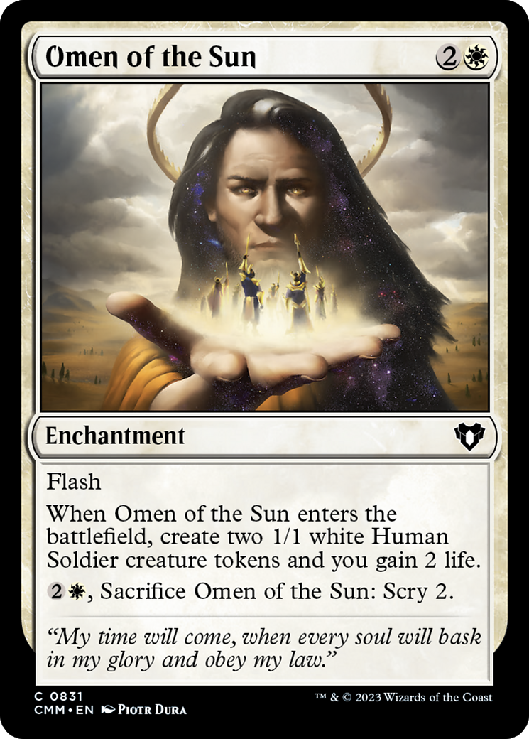 Omen of the Sun [Commander Masters] | Black Swamp Games