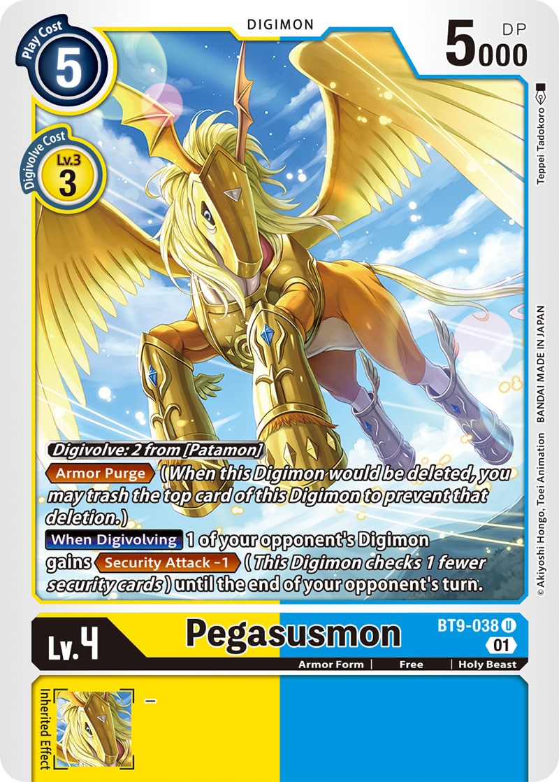 Pegasusmon [BT9-038] [X Record] | Black Swamp Games