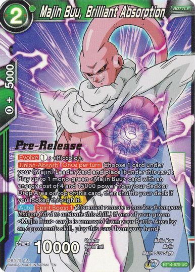 Majin Buu, Brilliant Absorption (BT14-079) [Cross Spirits Prerelease Promos] | Black Swamp Games