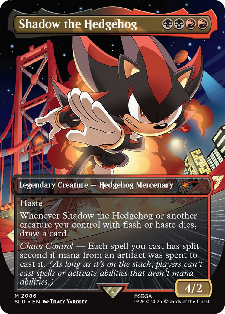 Shadow the Hedgehog (Rainbow Foil) [Secret Lair Drop Series] | Black Swamp Games