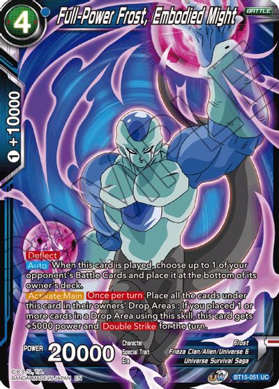 Full-Power Frost, Embodied Might (BT15-051) [Saiyan Showdown] | Black Swamp Games
