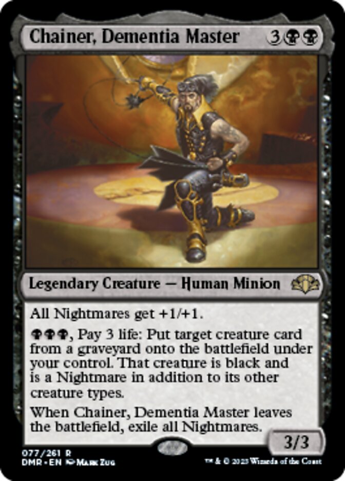 Chainer, Dementia Master [Dominaria Remastered] | Black Swamp Games