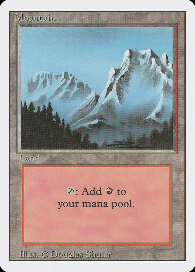 Mountain (Snow Top / Highest Point on Right) [Revised Edition] | Black Swamp Games