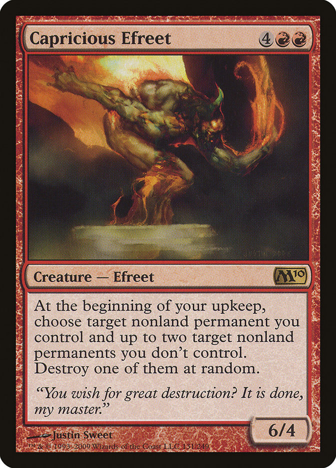 Capricious Efreet [Magic 2010] | Black Swamp Games