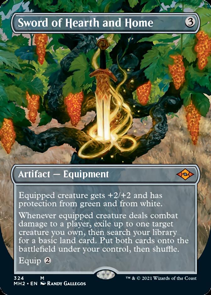 Sword of Hearth and Home (Borderless Alternate Art) [Modern Horizons 2] | Black Swamp Games