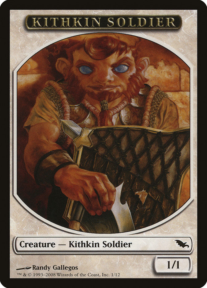 Kithkin Soldier Token [Shadowmoor Tokens] | Black Swamp Games