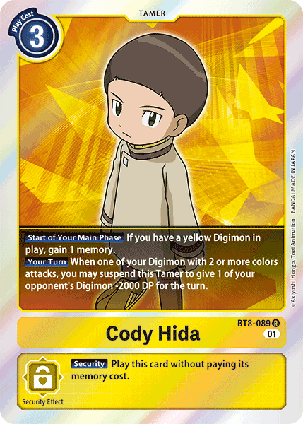 Cody Hida [BT8-089] [New Awakening] | Black Swamp Games