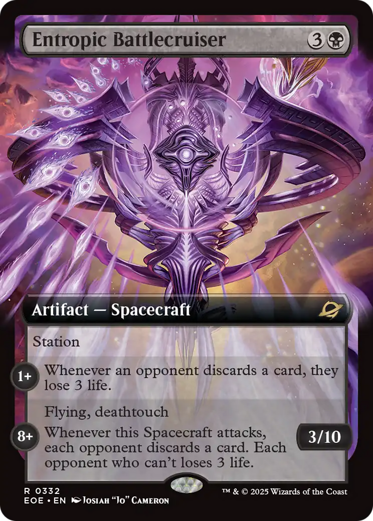 Entropic Battlecruiser (Extended Art) [Edge of Eternities] | Black Swamp Games