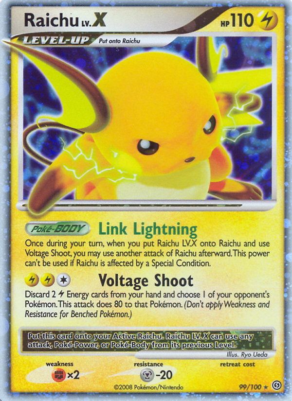 Raichu LV.X (99/100) [Diamond & Pearl: Stormfront] | Black Swamp Games