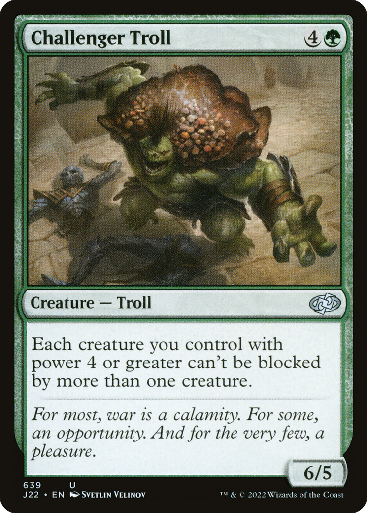 Challenger Troll [Jumpstart 2022] | Black Swamp Games