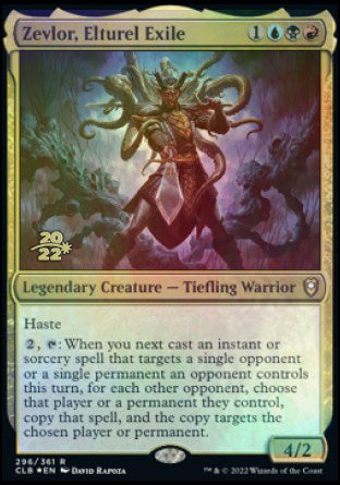 Zevlor, Elturel Exile [Commander Legends: Battle for Baldur's Gate Prerelease Promos] | Black Swamp Games