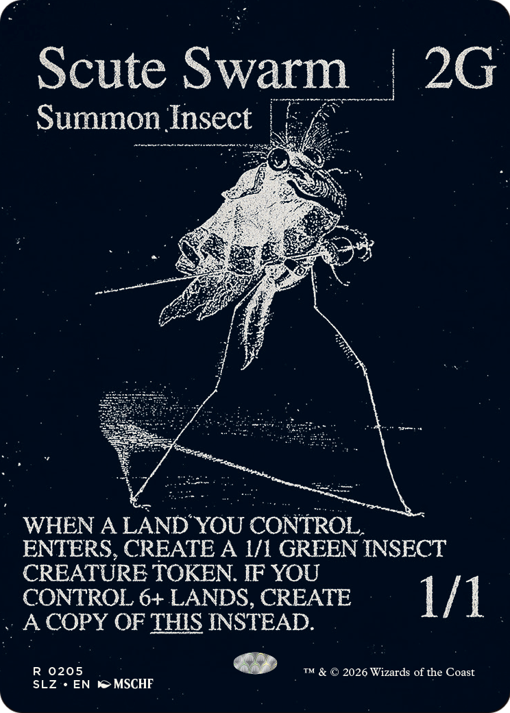 Scute Swarm (0205) [Secret Lair x MSCHF: The Zeta Set] | Black Swamp Games