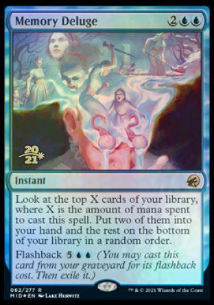 Memory Deluge [Innistrad: Midnight Hunt Prerelease Promos] | Black Swamp Games