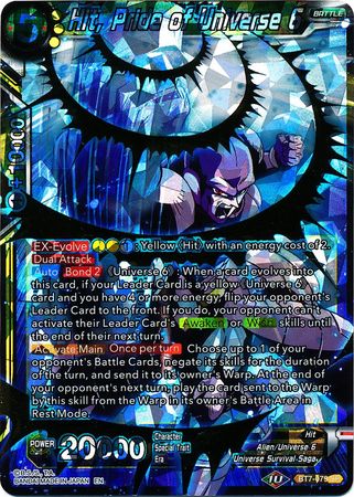 Hit, Pride of Universe 6 (BT7-079) [Assault of the Saiyans] | Black Swamp Games