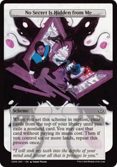 No Secret Is Hidden from Me (Full Art) [Duskmourn: Archenemy] | Black Swamp Games