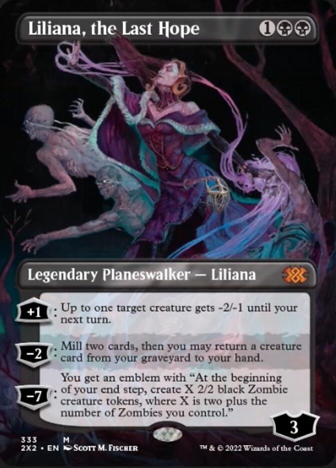 Liliana, the Last Hope (Borderless) [Double Masters 2022] | Black Swamp Games