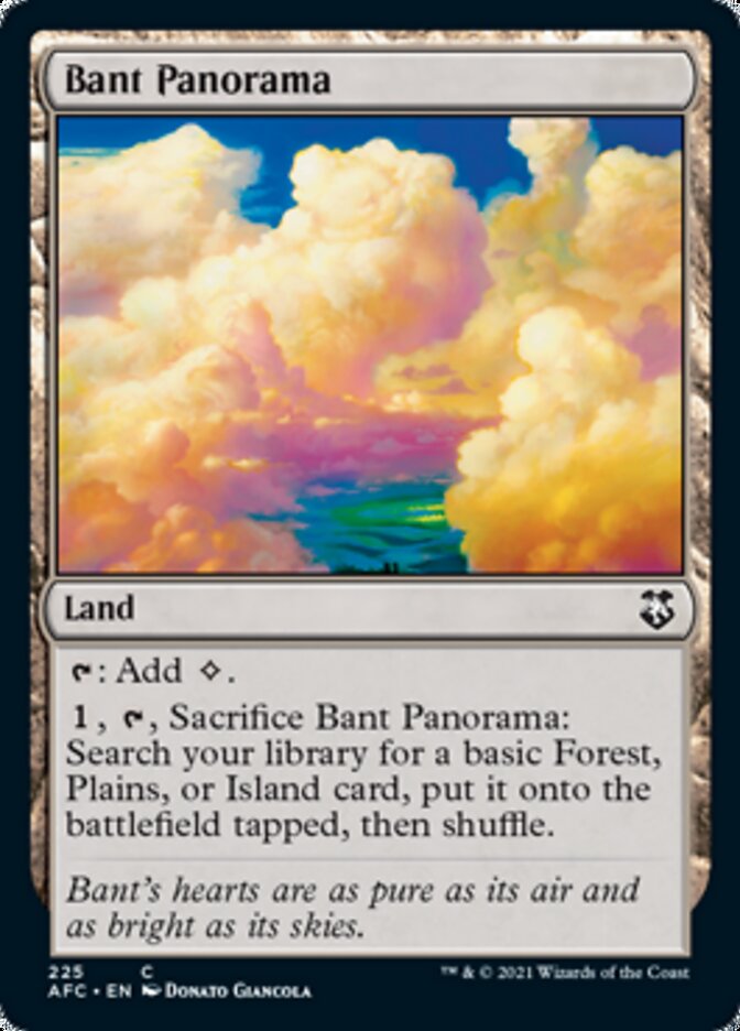 Bant Panorama [Dungeons & Dragons: Adventures in the Forgotten Realms Commander] | Black Swamp Games